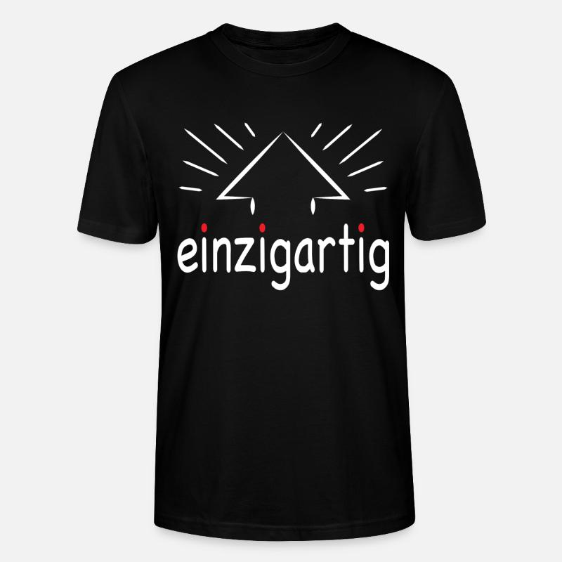 Einzigartig - Stanley/Stella Unisex Bio-T-Shirt CRAFTER - Schwarz