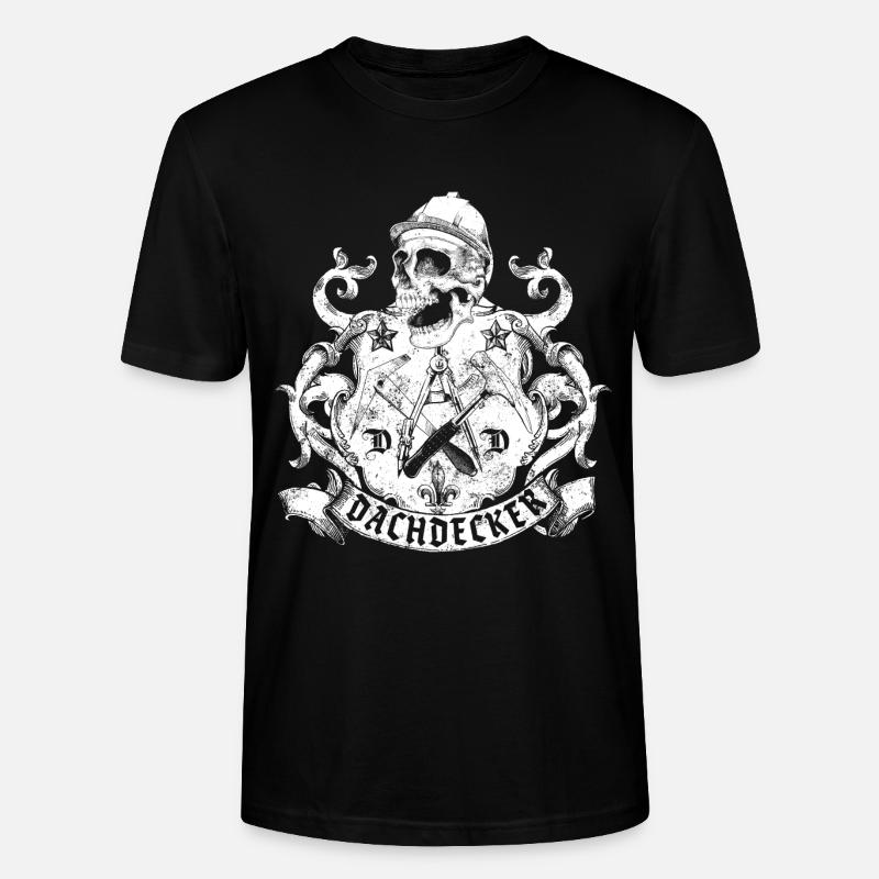 Dachdecker - Stanley/Stella Unisex Bio-T-Shirt CRAFTER - Schwarz