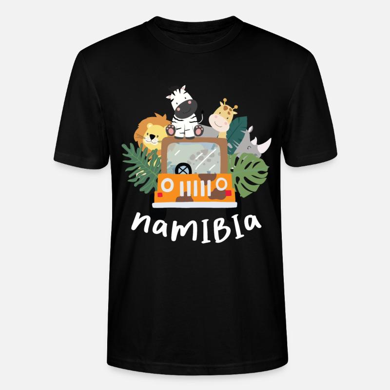 Namibia - Stanley/Stella Unisex Bio-T-Shirt CRAFTER - Schwarz