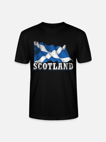 Drapeau de l’Écosse - T-shirt bio CRAFTER Stanley Stella Unisexe - noir