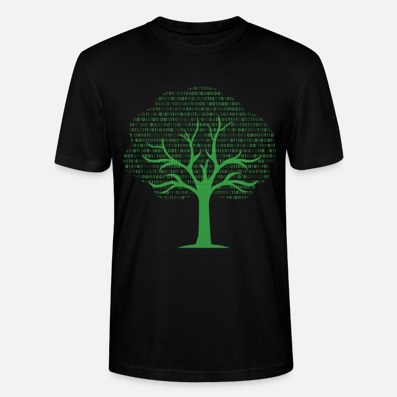 Binary Tree... Programmeurs & Nerd - T-shirt bio CRAFTER Stanley Stella Unisexe - noir