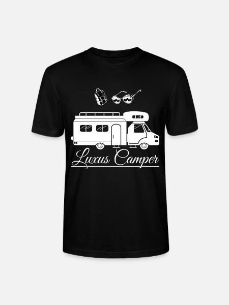 Luxus campervan - Stanley/Stella CRAFTER Unisex Organic T-Shirt - black