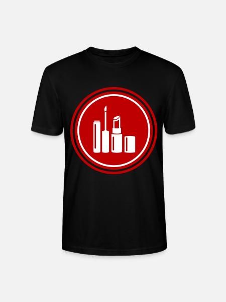 Make Up Cosmetics Icon - Stanley/Stella CRAFTER Unisex Organic T-Shirt - black