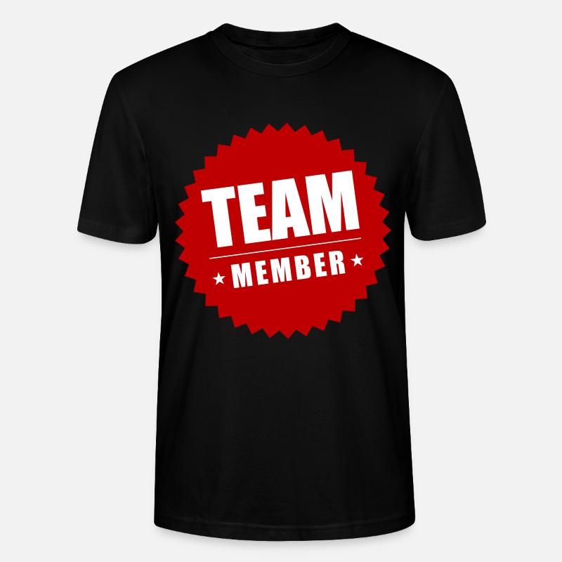 Membres de l’équipe - T-shirt bio CRAFTER Stanley Stella Unisexe - noir