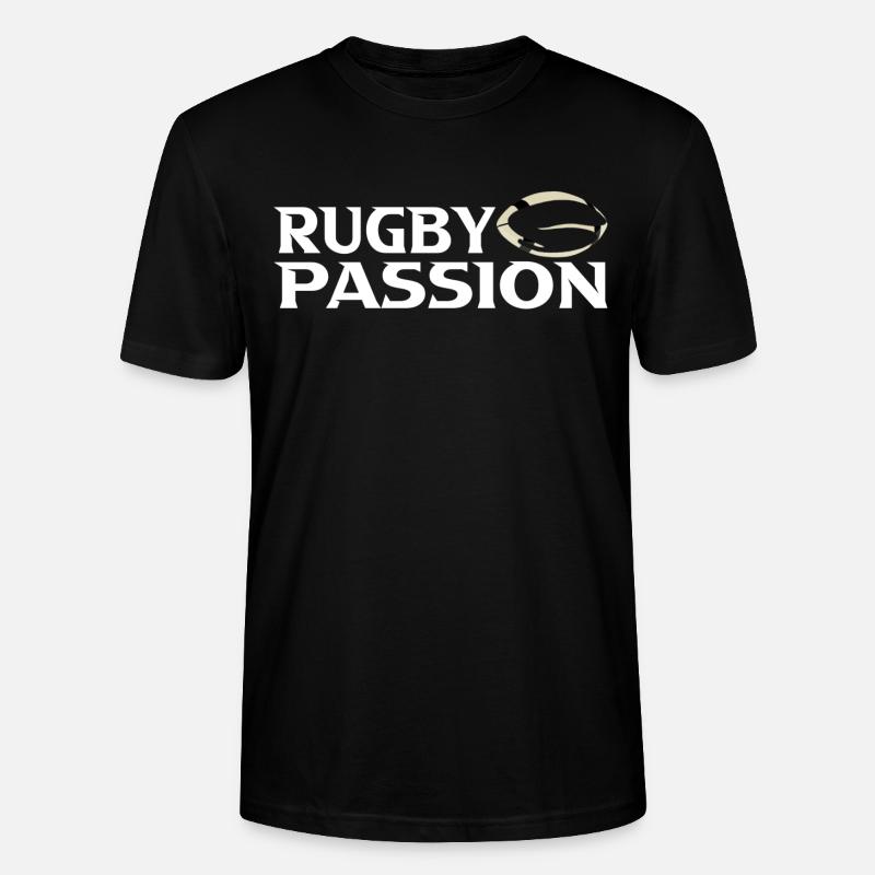 Rugby - Stanley/Stella Unisex Bio-T-Shirt CRAFTER - Schwarz
