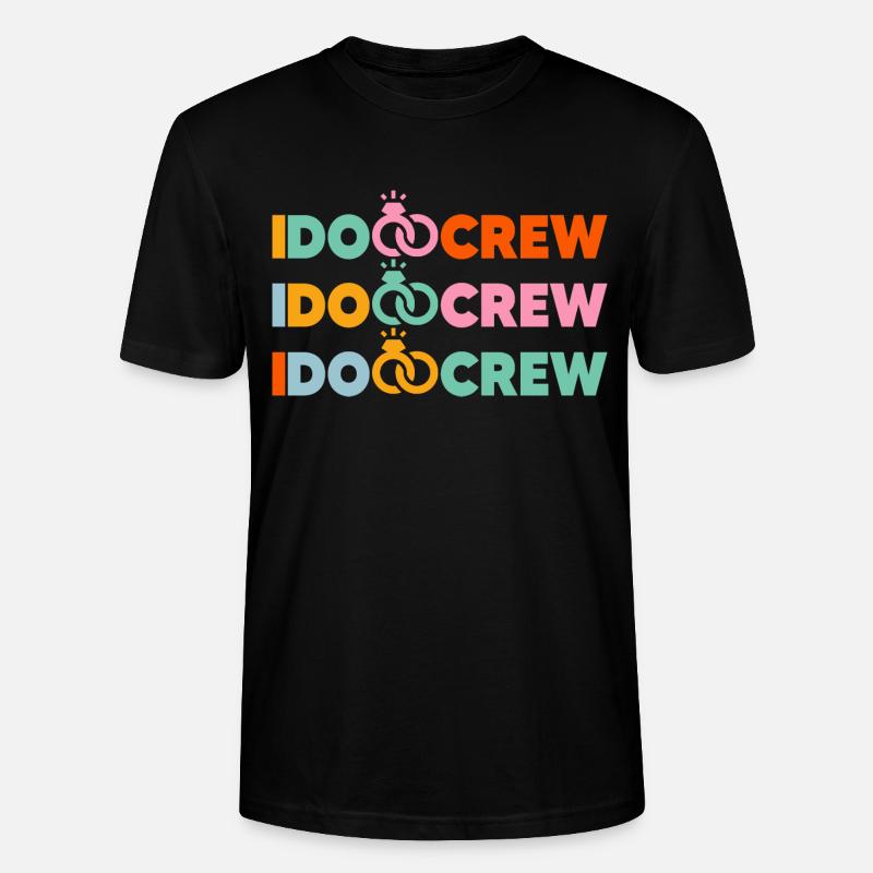 Ich mache Crew-Geschenk - Stanley/Stella Unisex Bio-T-Shirt CRAFTER - Schwarz