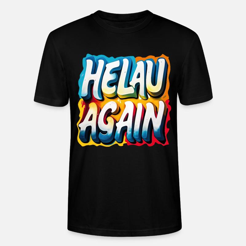Helau Again Carnaval Carnaval - T-shirt bio CRAFTER Stanley Stella Unisexe - noir