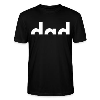 Best Dad Ever - Bester Papa - Vatertag - Stanley/Stella Unisex Bio-T-Shirt CRAFTER - Schwarz - Vorne - Alina (178cm) & Michal (187cm)