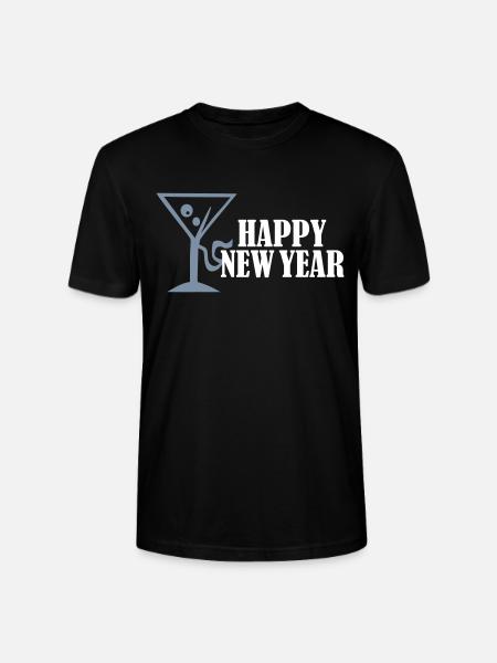 Silvester - Neujahr - Stanley/Stella Unisex Bio-T-Shirt CRAFTER - Schwarz