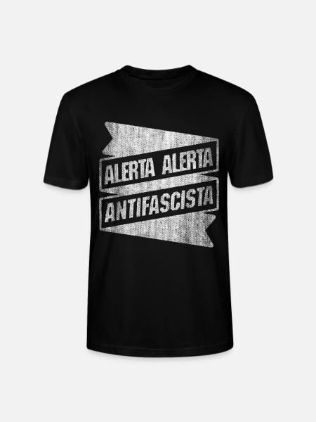 ALERTA ALERTA ANtiFAscIsTA ANTIFA - Stanley Stella CRAFTER unisex økologisk-T-shirt - sort