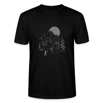 Archery archery archery gift - Stanley/Stella CRAFTER Unisex Organic T-Shirt - black - Front - Alina (178cm) & Michal (187cm)