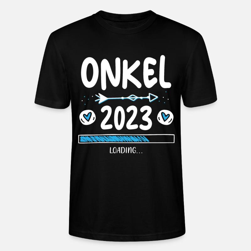 Onkel 2023 Loading - Stanley/Stella Unisex Bio-T-Shirt CRAFTER - Schwarz