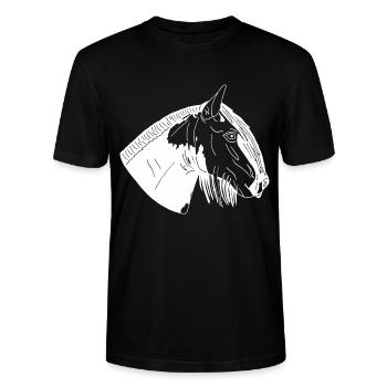 Tinker - Stanley/Stella Unisex Bio-T-Shirt CRAFTER - Schwarz - Vorne - Alina (178cm) & Michal (187cm)