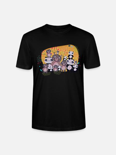 Bären Treff - Stanley/Stella Unisex Bio-T-Shirt CRAFTER - Schwarz