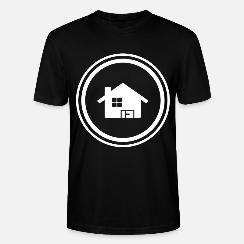 Haus Symbol Home - Stanley/Stella Unisex Bio-T-Shirt CRAFTER - Schwarz
