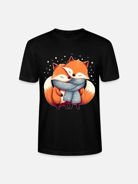 Fuchs Paar - Stanley/Stella Unisex Bio-T-Shirt CRAFTER - Schwarz