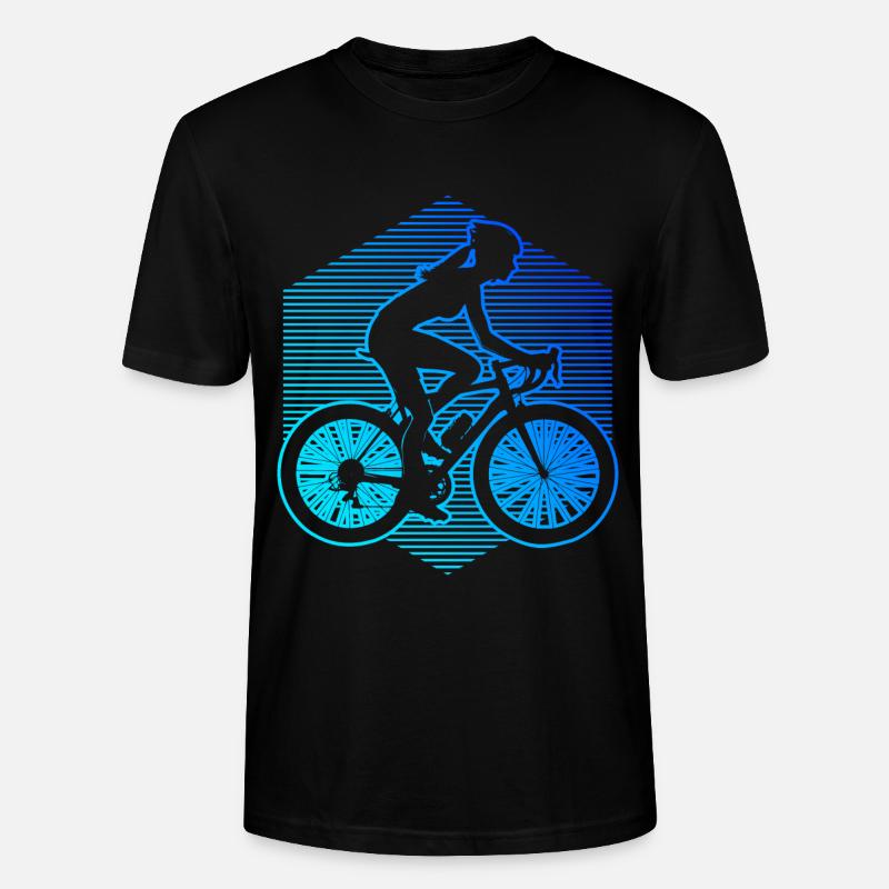 Cyclisme Cyclisme VTT Cyclisme - T-shirt bio CRAFTER Stanley Stella Unisexe - noir