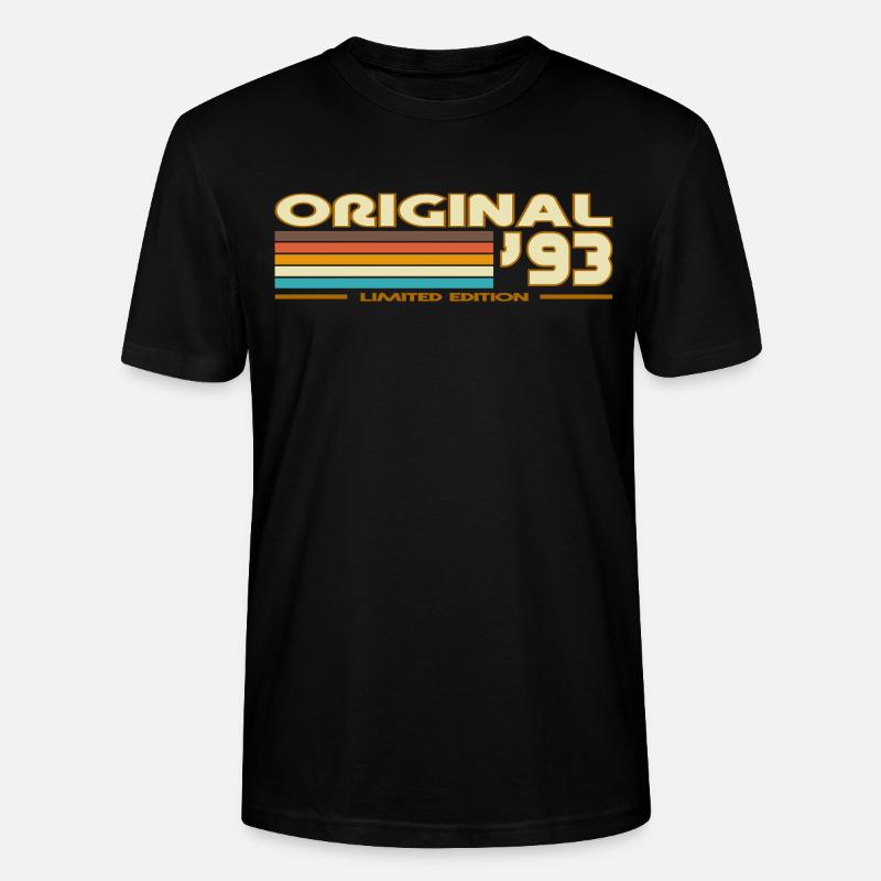 1993 - Stanley/Stella Unisex Bio-T-Shirt CRAFTER - Schwarz