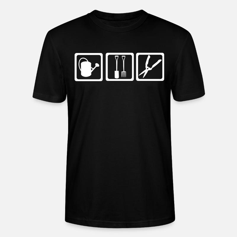 Gärtner - Garten - Stanley/Stella Unisex Bio-T-Shirt CRAFTER - Schwarz