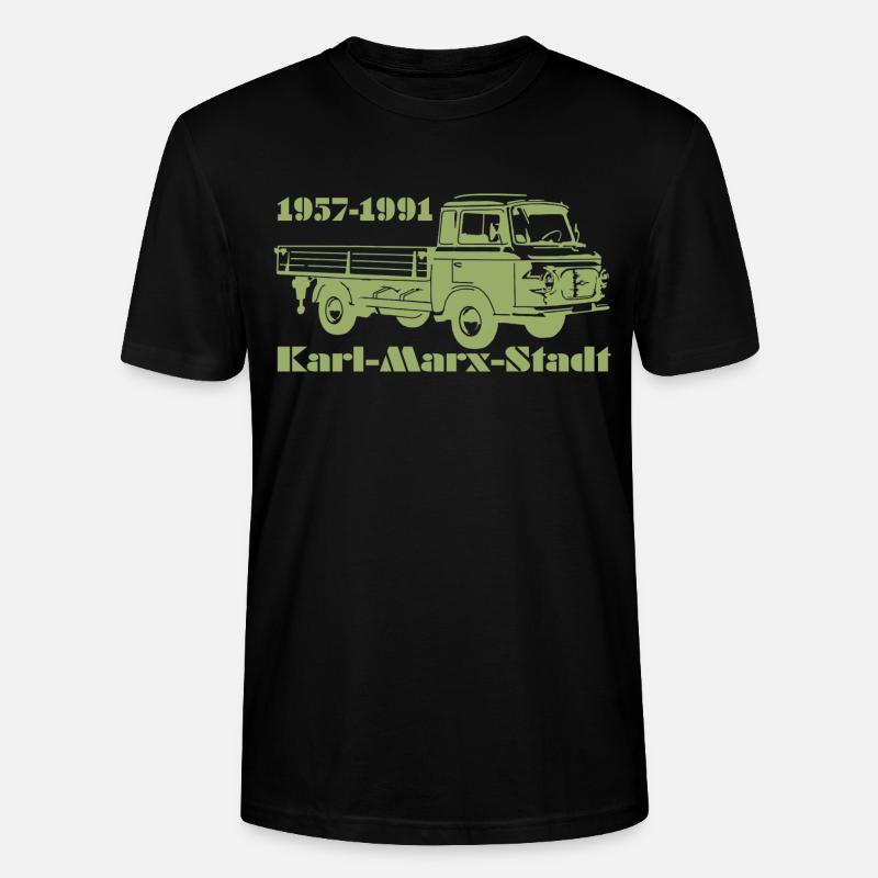 Barkas Pritsche - Stanley/Stella Unisex Bio-T-Shirt CRAFTER - Schwarz
