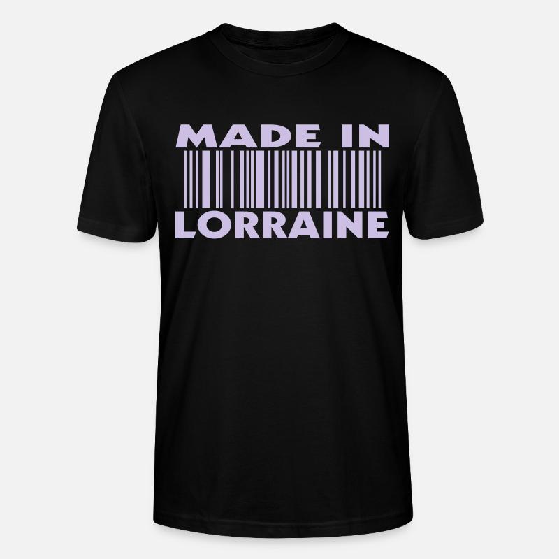 Made in LORRAINE (1c) - Stanley/Stella Unisex Bio-T-Shirt CRAFTER - Schwarz