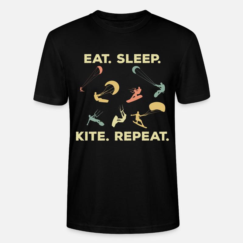 Kiter - Stanley/Stella Unisex Bio-T-Shirt CRAFTER - Schwarz