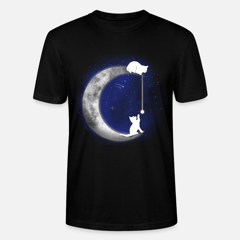 Katze - Stanley/Stella Unisex Bio-T-Shirt CRAFTER - Schwarz