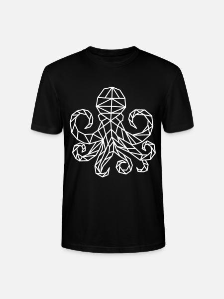 Octopus Octopus Geometric - Stanley/Stella CRAFTER Unisex Organic T-Shirt - black