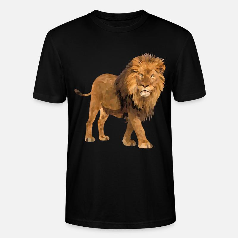 Conception de lion - T-shirt bio CRAFTER Stanley Stella Unisexe - noir
