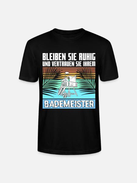 bademeister - Stanley/Stella Unisex Bio-T-Shirt CRAFTER - Schwarz