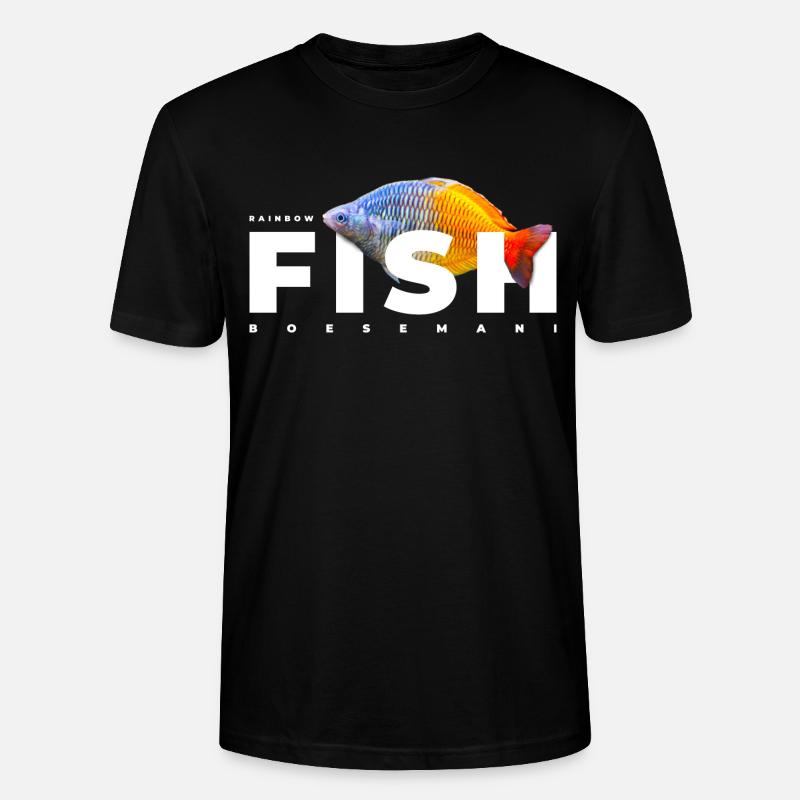 Boesemani Rainbow Fish Keeper - T-shirt bio CRAFTER Stanley Stella Unisexe - noir