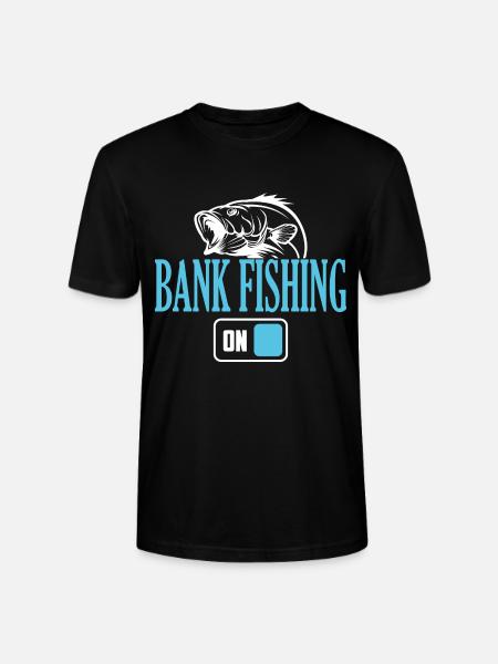 Fisherman Bank Angelmodus Ein - Stanley/Stella Unisex Bio-T-Shirt CRAFTER - Schwarz