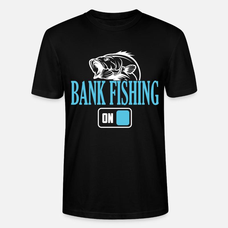 Fisherman Bank Angelmodus Ein - Stanley/Stella Unisex Bio-T-Shirt CRAFTER - Schwarz