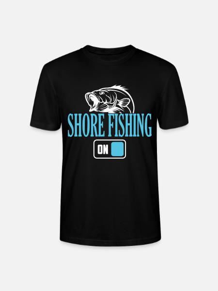 Fisherman Shore Angelmodus Ein - Stanley/Stella Unisex Bio-T-Shirt CRAFTER - Schwarz