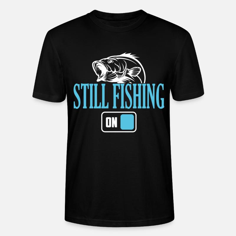 Fisherman Still Angelmodus Ein - Stanley/Stella Unisex Bio-T-Shirt CRAFTER - Schwarz