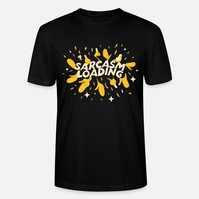 Sarkasmus lädt - Stanley/Stella Unisex Bio-T-Shirt CRAFTER - Schwarz