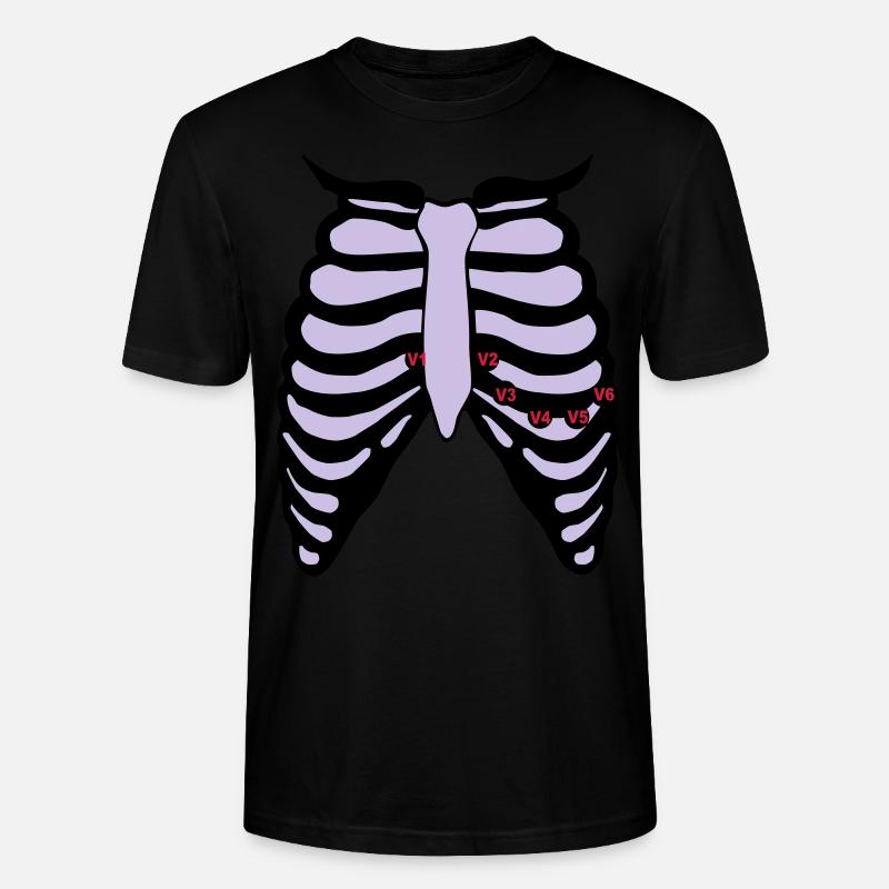 12 Kanal EKG - Stanley/Stella Unisex Bio-T-Shirt CRAFTER - Schwarz