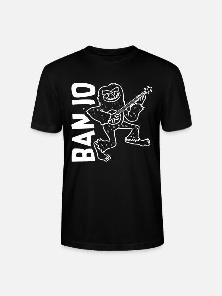 banjo - Stanley/Stella CRAFTER Unisex Organic T-Shirt - black