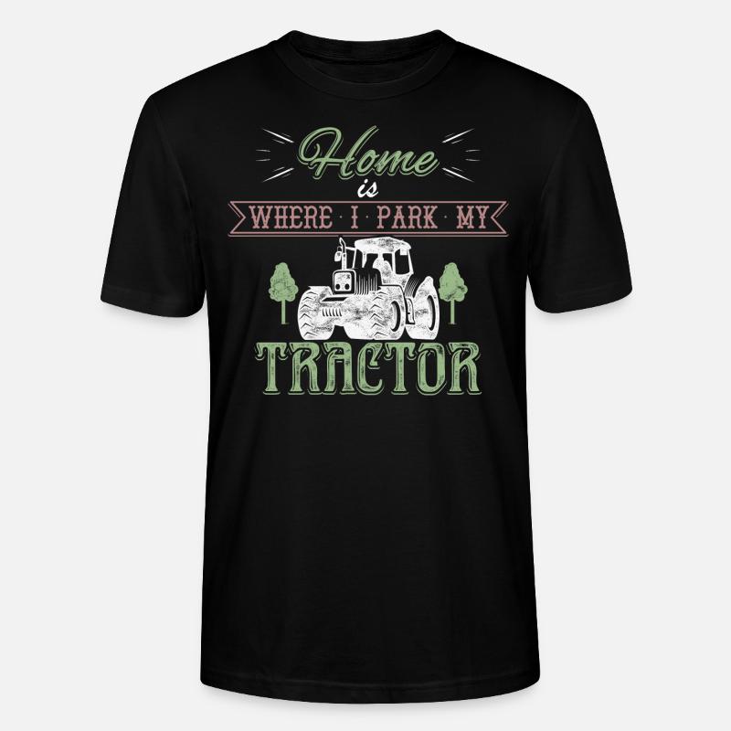 Traktor - Stanley/Stella Unisex Bio-T-Shirt CRAFTER - Schwarz