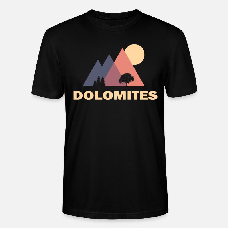 dolomiten - Stanley/Stella Unisex Bio-T-Shirt CRAFTER - Schwarz