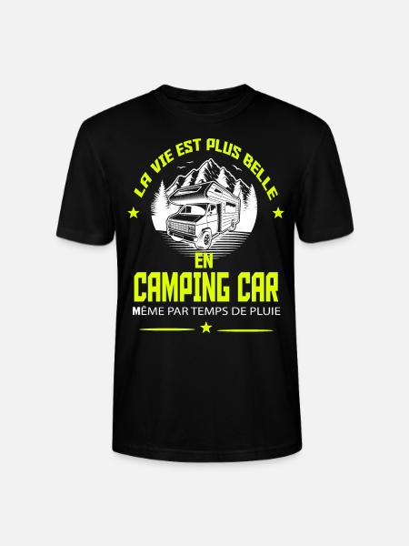 CAMPING CAR - T-shirt bio CRAFTER Stanley Stella Unisexe - noir