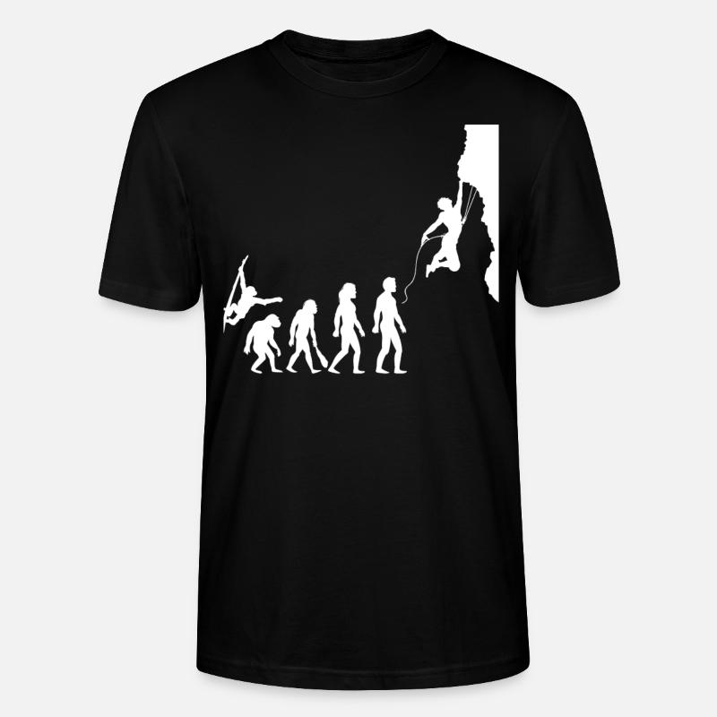 Escalade de rochers - T-shirt bio CRAFTER Stanley Stella Unisexe - noir