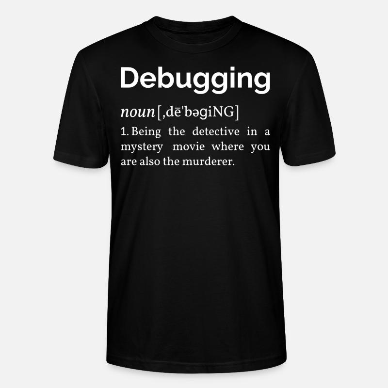 Debuggen von Definition I - Stanley/Stella Unisex Bio-T-Shirt CRAFTER - Schwarz