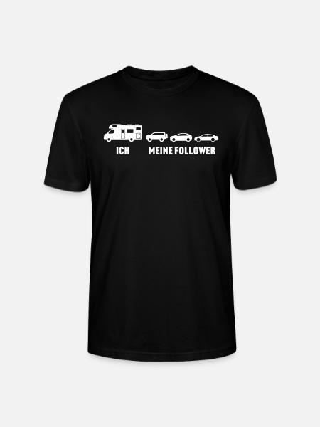 ich meine follower wohnmobil - Stanley/Stella Unisex Bio-T-Shirt CRAFTER - Schwarz