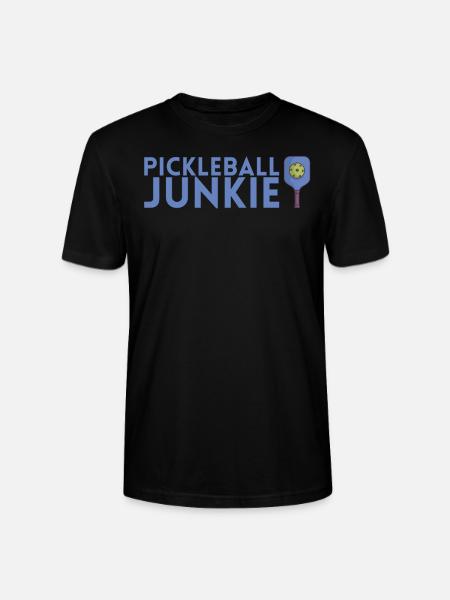 Pickleball-junkie Für Pickleball-spieler Oder - Stanley/Stella Unisex Bio-T-Shirt CRAFTER - Schwarz