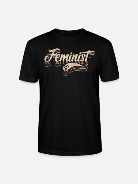 Feminist design for feminists - Stanley/Stella CRAFTER Unisex Organic T-Shirt - black