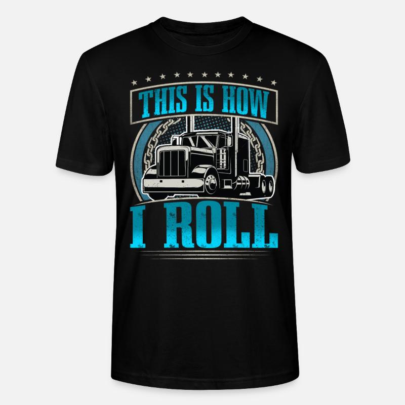 Camionneur - T-shirt bio CRAFTER Stanley Stella Unisexe - noir