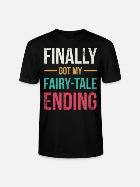 Endlich Mein Märchen-ende-ehe-design - Stanley/Stella Unisex Bio-T-Shirt CRAFTER - Schwarz