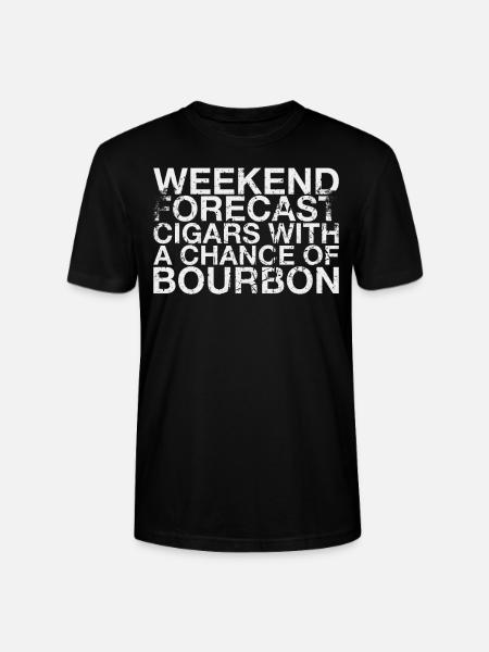 Wochenendprognose Zigarren Mit Bourbon-chance - Stanley/Stella Unisex Bio-T-Shirt CRAFTER - Schwarz