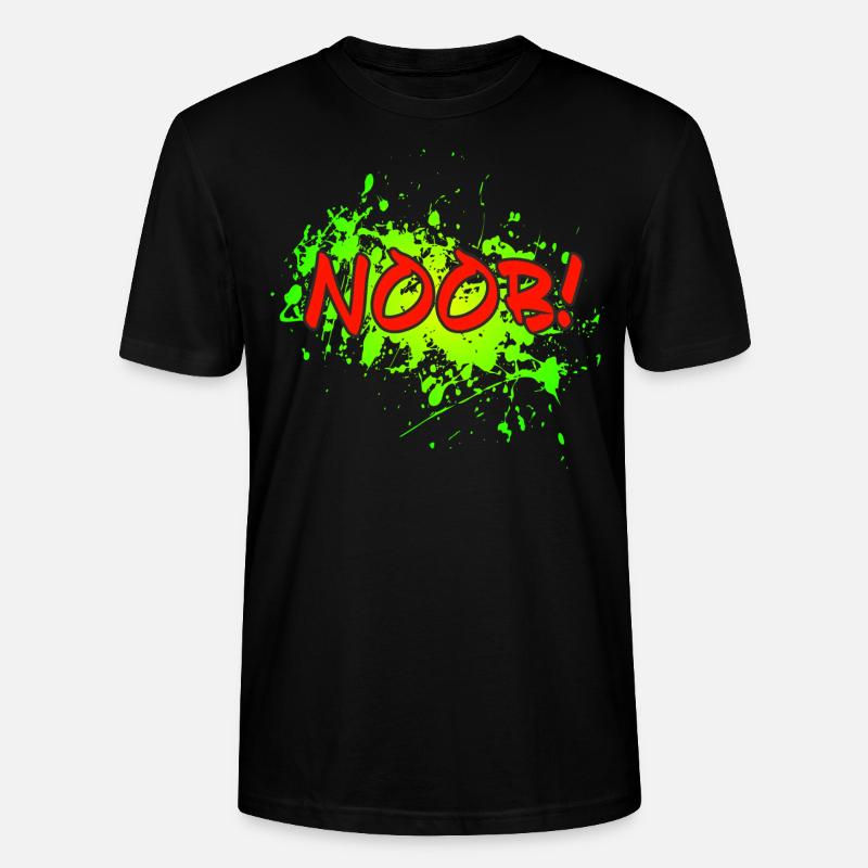 NOOB! - Stanley/Stella Unisex Bio-T-Shirt CRAFTER - Schwarz